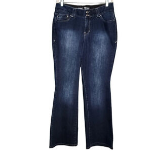 Lane Bryant Women's Dark Blue Boot Cut Jeans